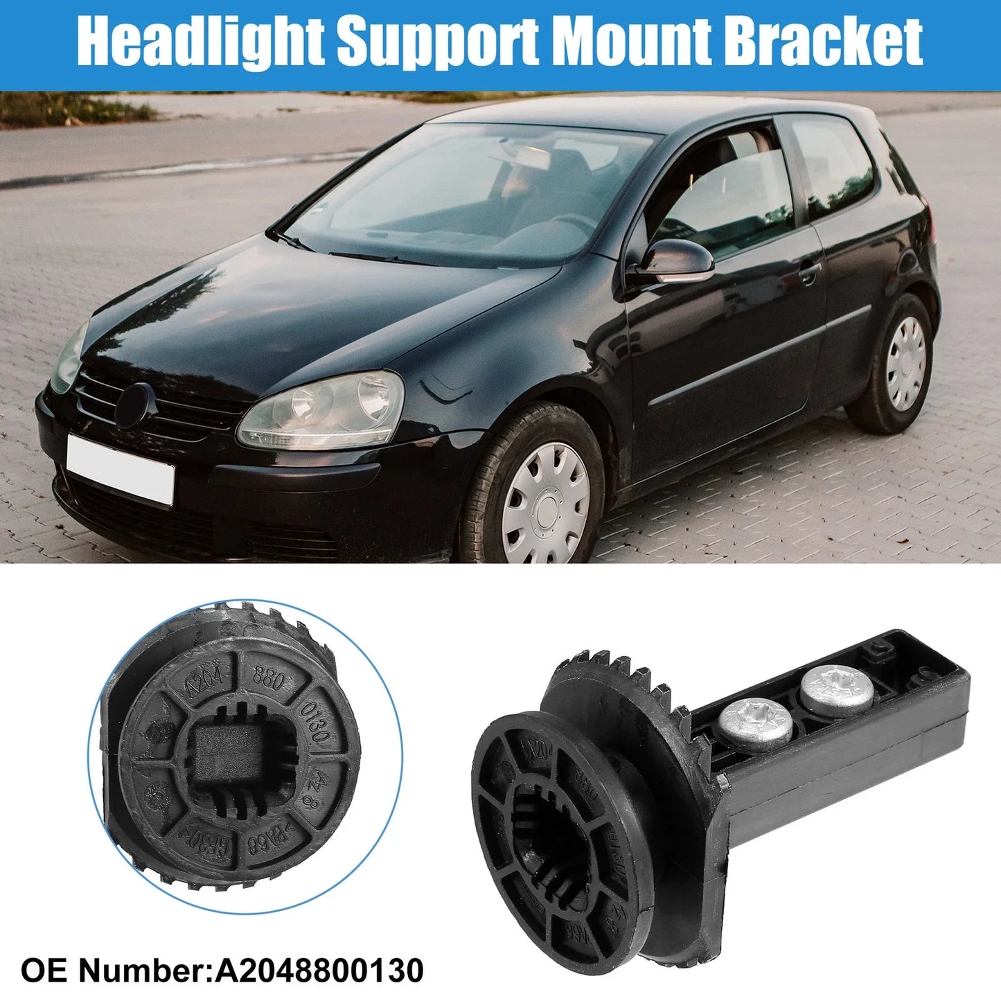 Left or Right Side Headlight Support Mount Bracket for Mercedes Benz W204 (2007-2014)