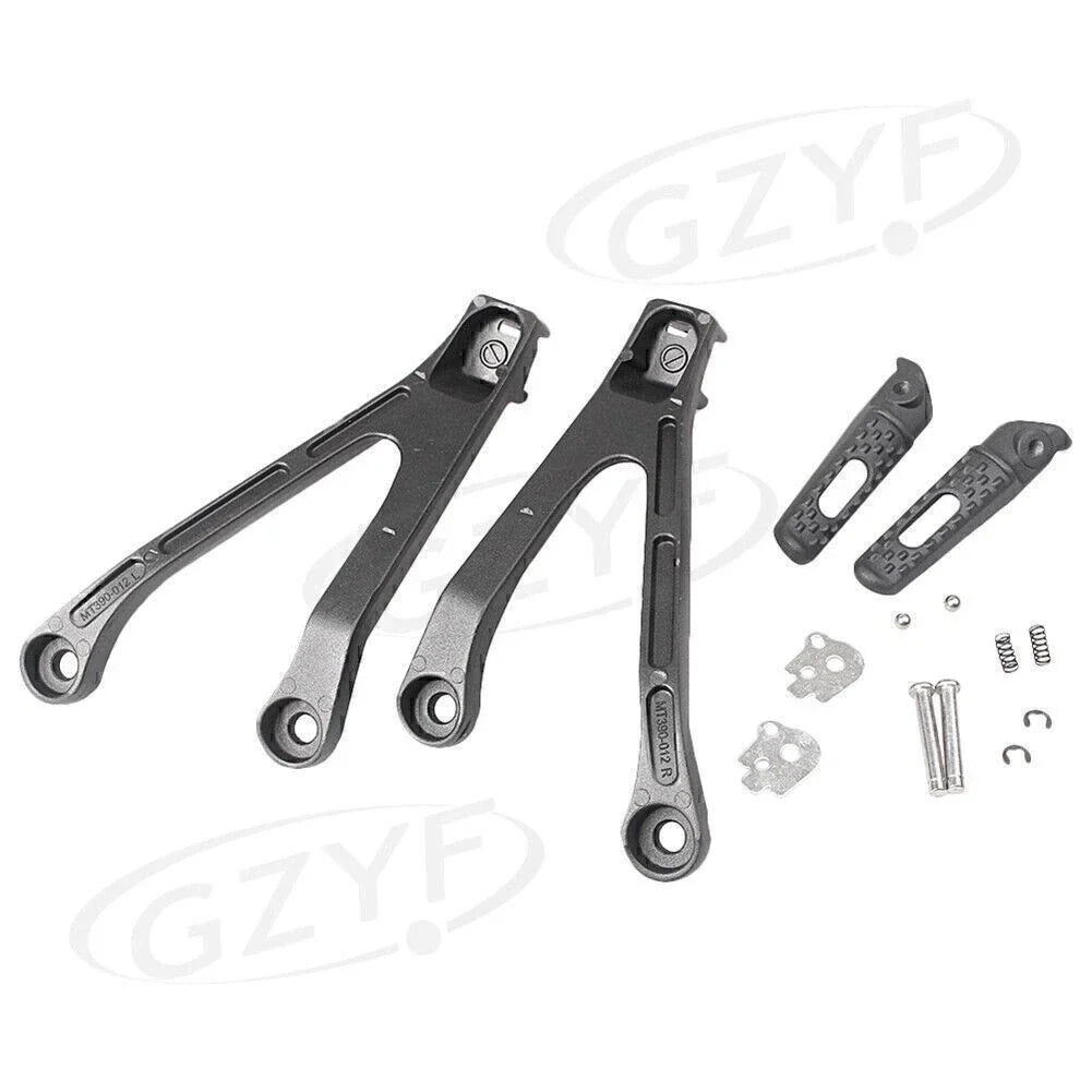 Rear Passenger Foot Pegs for Honda CBR1000RR (2008-2011) - Black