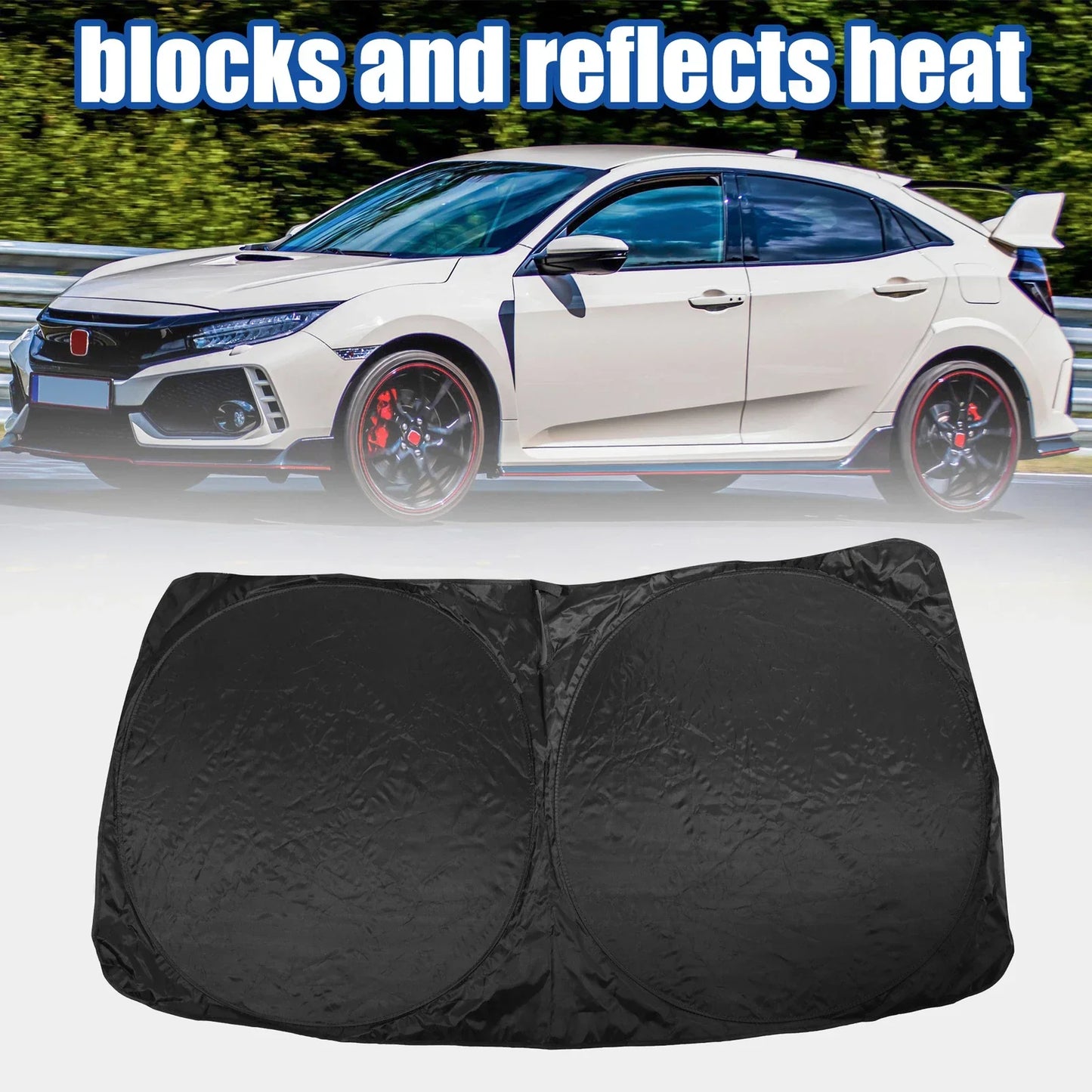 Foldable Windshield Sun Shade 148x76cm for Mercedes-Benz GLE (2016-2019)