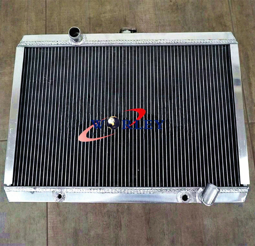 5 Row Aluminum Radiator + Fan for Mitsubishi Starion Turbo (1982-1989)