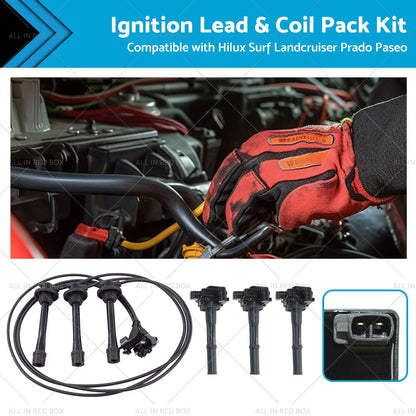 Ignition Coil Pack Kit for Toyota Landcruiser Prado 5VZ-FE (1996-2002)