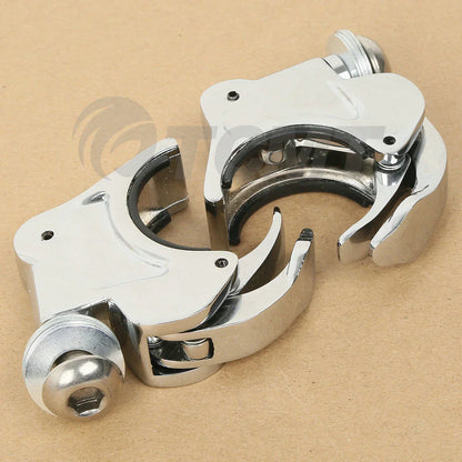 41mm Windshield Clamps for Harley Dyna Wide Glide Softail Night Train (88-13)