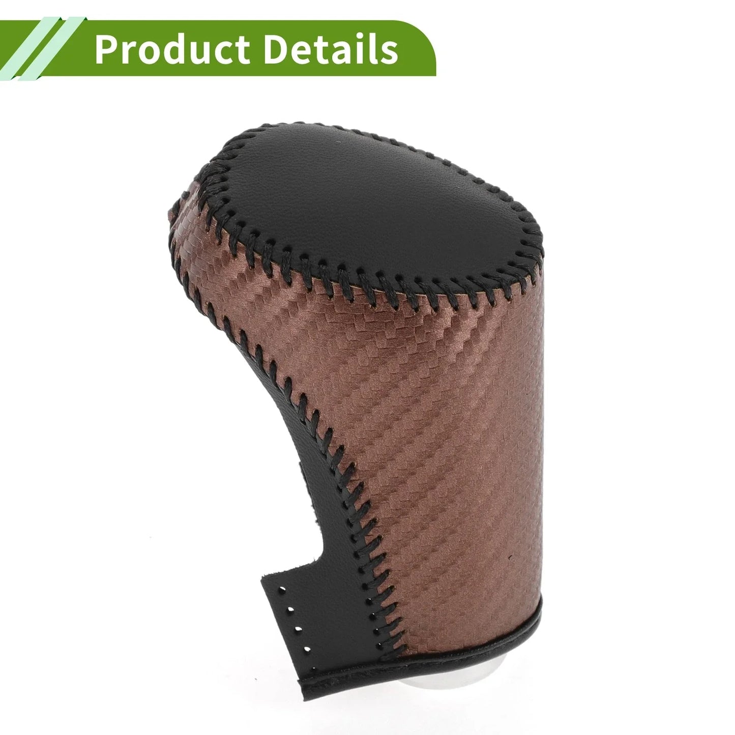 Brown Carbon Fiber Gear Shift Knob Cover for Chevrolet Malibu