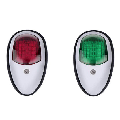 12V LED Waterproof Navigation Light Red Green for Marine Boat Yacht