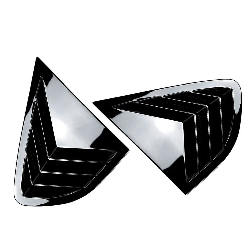 Glossy Black Rear Window Louver Cover for BMW X4 (2014-2018)