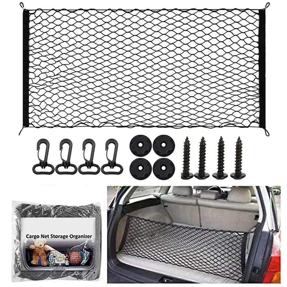 Trunk Net 110x60cm Car Luggage Elastic Mesh Cargo Organizer