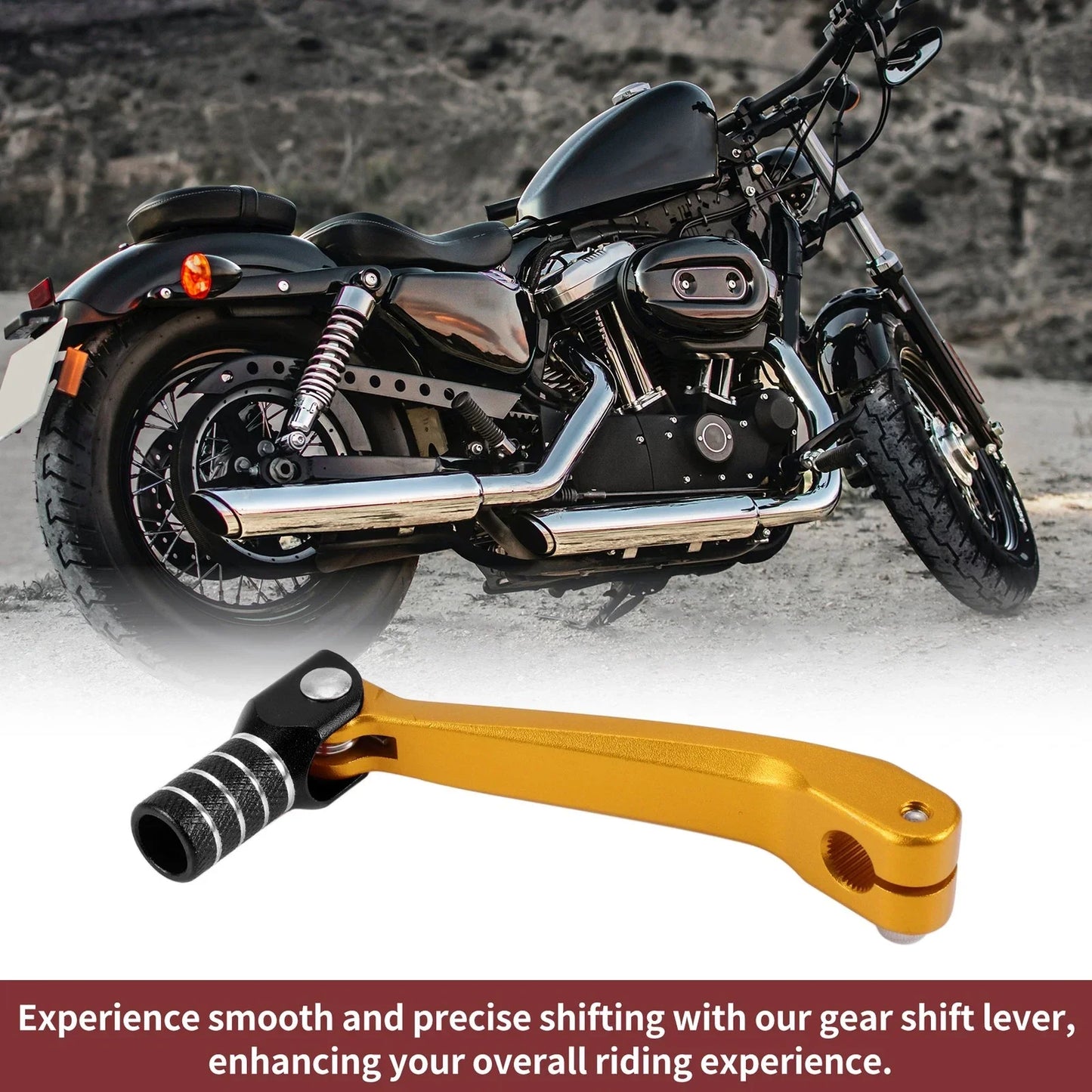 Shifter Lever for Honda CRF150F - Gold & Black (2003-2023)