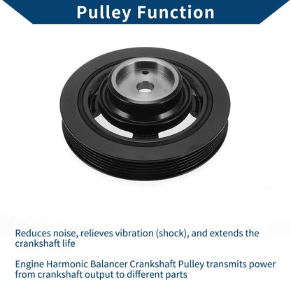 Harmonic Balancer Crank Pulley for Hyundai Santa (2010-2012)