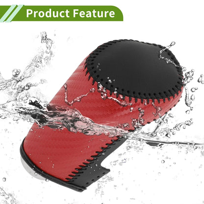 Car Gear Shift Knob Cover for Chevrolet Malibu Red Carbon Fiber