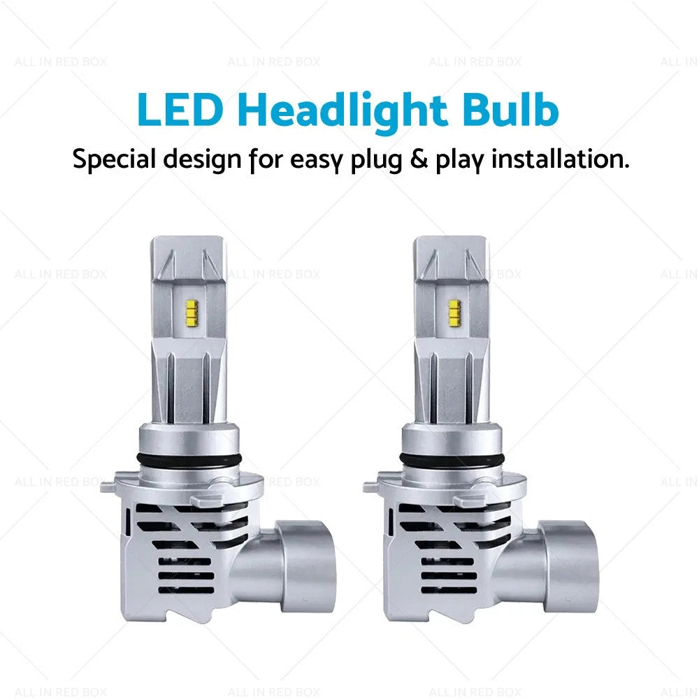 9006 HB4/9012 HIR2 LED Headlight Bulbs 6000K for Car