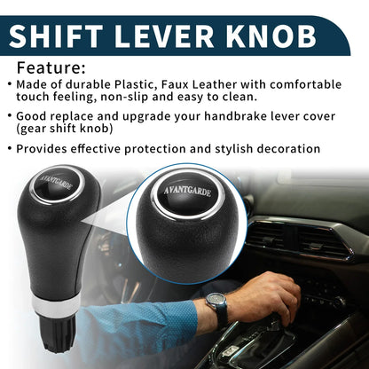 Automatic Gear Shift Knob for Mercedes-Benz E-Class (2009-2016) Black Plastic