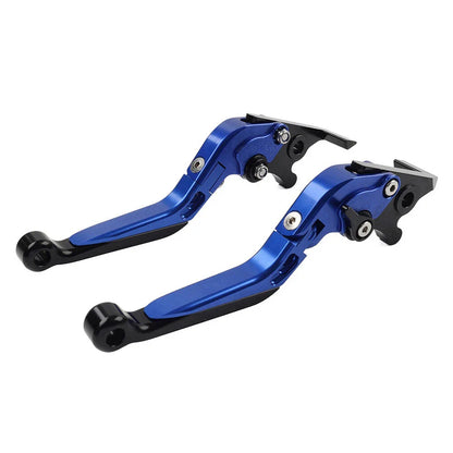 CNC Blue Extendable Brake Clutch Levers for Kawasaki ZX10R/RR/KRT/SE (16-20)