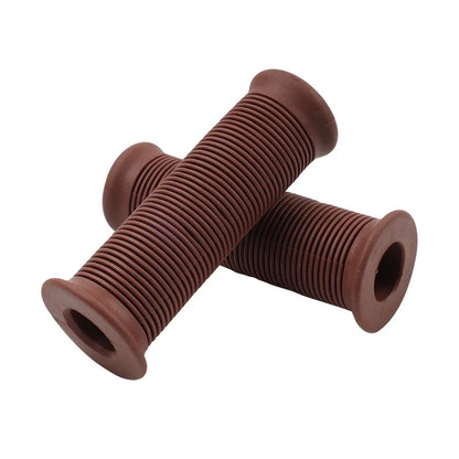 Universal 7/8" 22MM Dark Brown Handlebar Grips for Scooter Bicycle