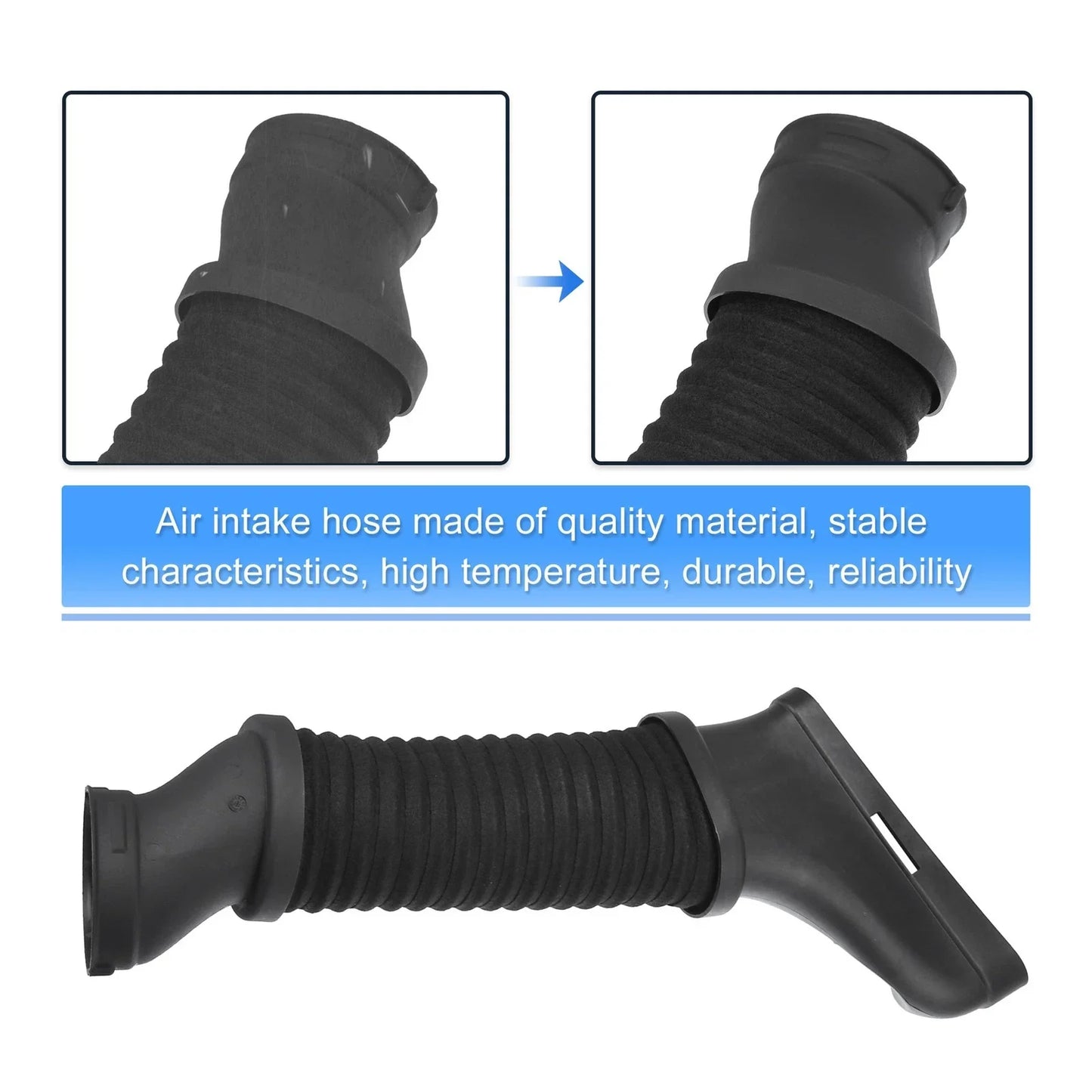 Car Air Intake Hose Tube for Mercedes-Benz CLS550 CLS63 (2012-2014) Black