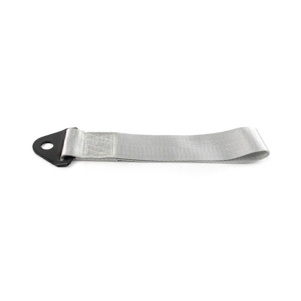 Tow Strap Belt Rope for Universal Car Rear/Front Bumper - Gray