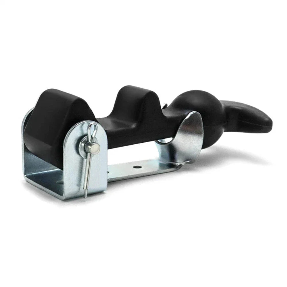 Rubber T Handle Catch Latch Set with Brackets for Car Hood Panel