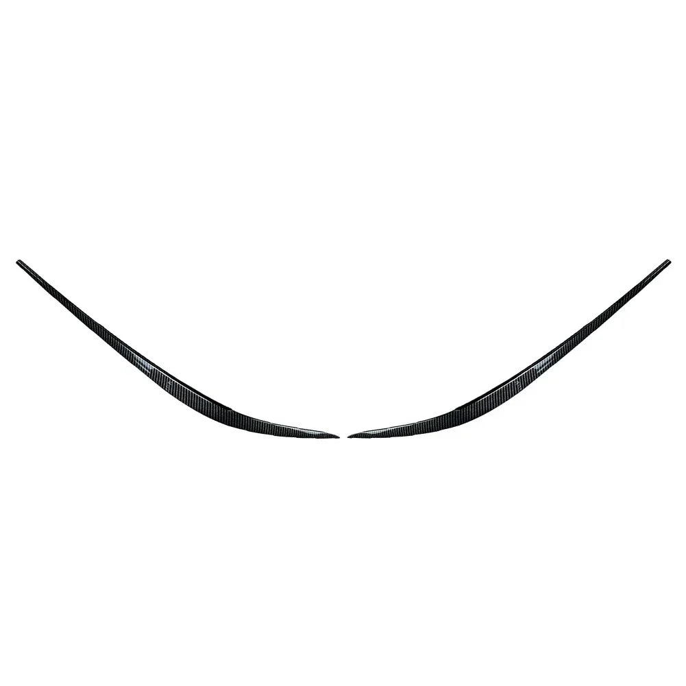 Carbon Fiber Headlight Eyebrow Eyelid Covers for BMW 3 Series (2019-2021)
