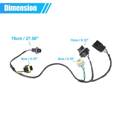 Front Headlight Wiring Harness Socket for Chevrolet Malibu (2008-2012)