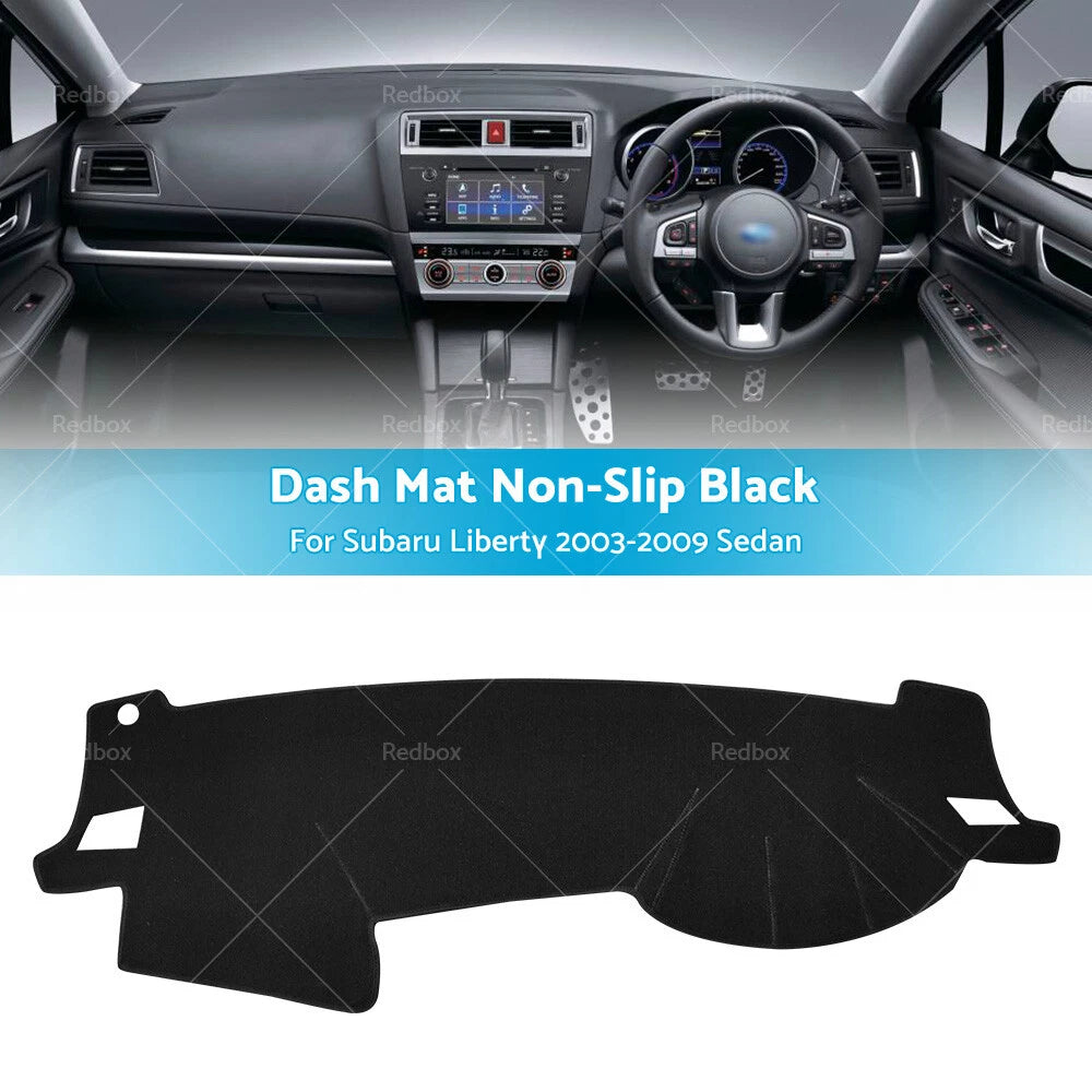 Dash Mat for Subaru Liberty Sedan Dashboard Cover Black (2003-2009)