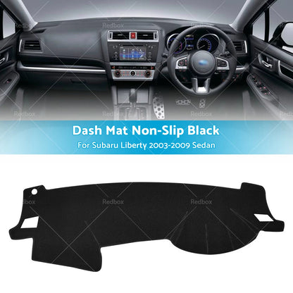 Dash Mat for Subaru Liberty Sedan Dashboard Cover Black (2003-2009)