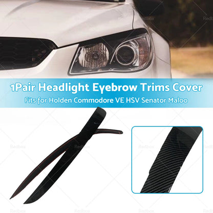 Carbon Fiber Headlight Eyelids for Holden VE Commodore SS SSV SV6 (2006-2013)