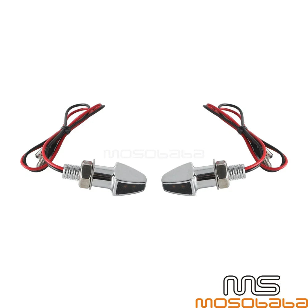 LED Turn Signal Light Lamp w/Smoke Lens for Harley Yamaha Suzuki
