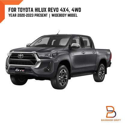 8.5" Fender Flares for Toyota Hilux SR5 Dual Cab 4x4 (2020-2023)