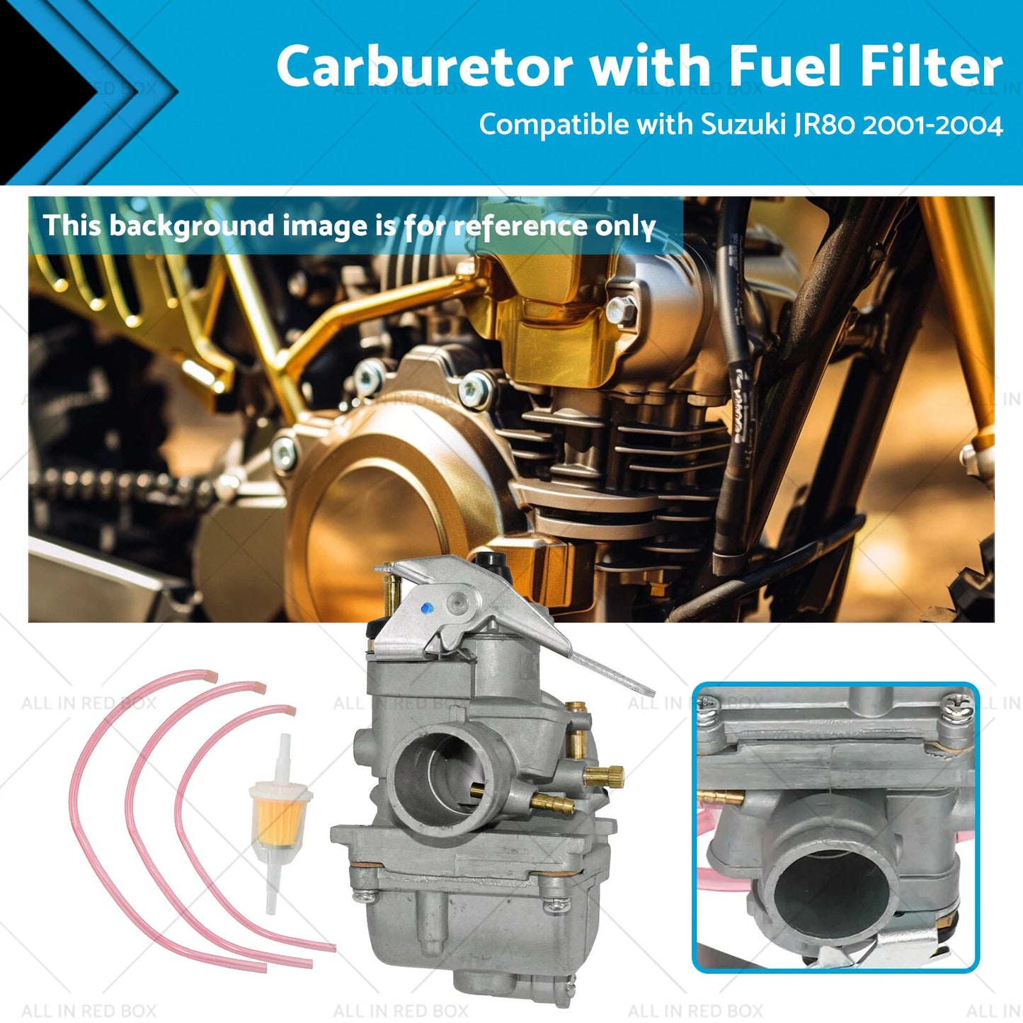 Carburetor & Fuel Filter Assembly for Suzuki JR80 (2001-2004)