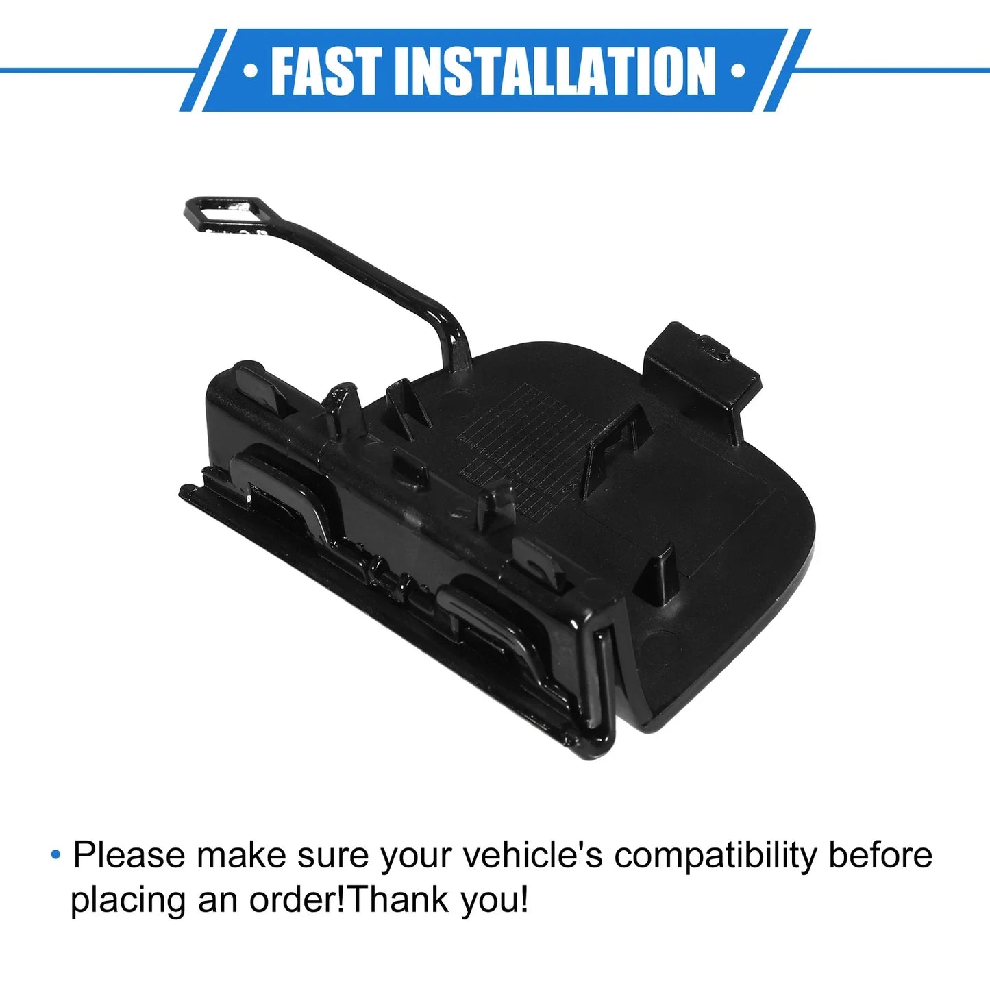 Front Bumper Tow Hook Eye Cover Cap for Mercedes-Benz E-Class W213 (2017-2023)