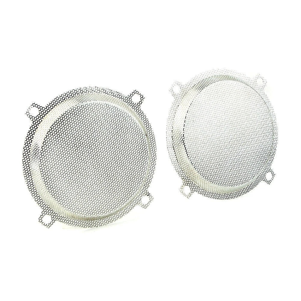 Punched Front Mesh Speaker Grills Covers for Harley Touring Electra Glide