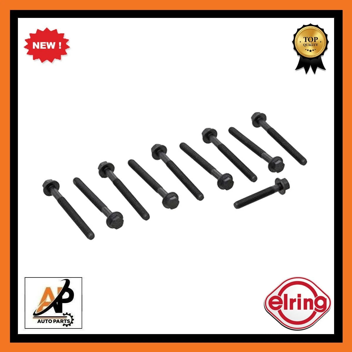 Cylinder Head Bolt Set for Fiat A112A 5.000 () (1969–1970)