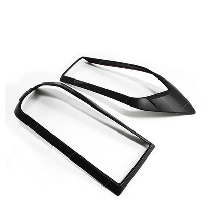 Black Headlight & Tail Light Trim Covers for LDV T60 (2017-2021)