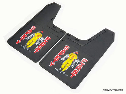 4x4 Off-Road Mud Flaps Splash Guards for Universal Truck Ute Black Rubber
