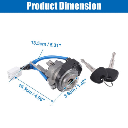 Ignition Switch Lock Cylinder w/ 2 Keys for Hyundai Elantra (2001-2006)