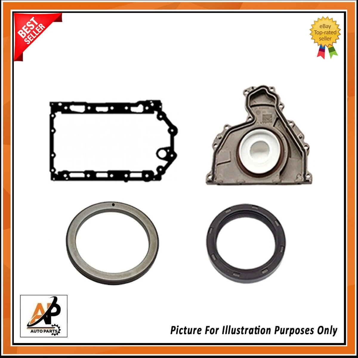 Engine Seal and Sump Gasket Kit for Land Rover 306DT 3.0 Diesel ()