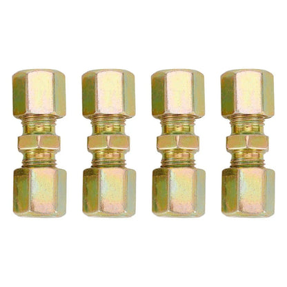 Brake Line Connector 4pcs for Brake Pipe 4.75mm