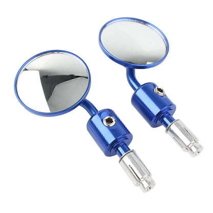 CNC 7/8" Round Bar End Mirrors for Universal Motorcycle