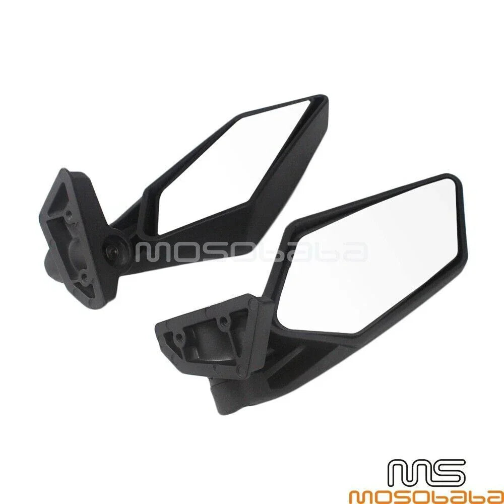 Black Rear View Mirrors for Can-Am Maverick X3/X3 Max (2017-2023)