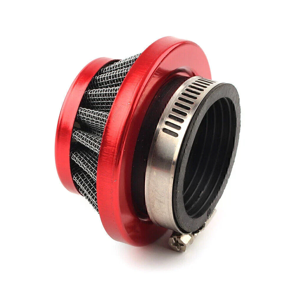 42 44mm Air Filter for 47cc 49cc 2-Stroke Mini Dirt Bike ATV Quad Red