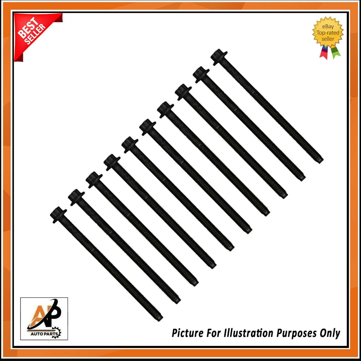Head Bolt Set Replacement for Hyundai i30 i40 Tucson 1.6 CRDi (2013–2024)