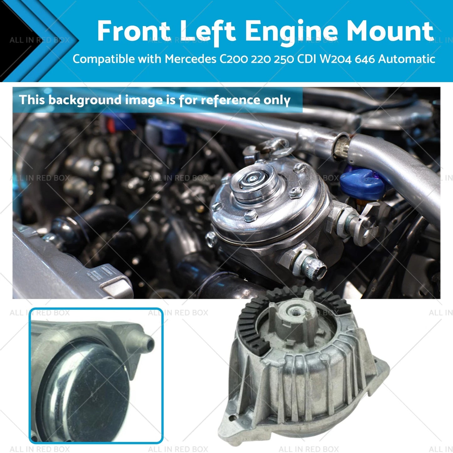 Front Left Engine Mount for Mercedes C200 C220 CDI W204 (2007-2015)