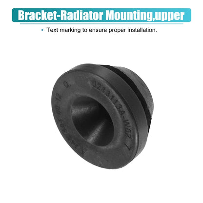 2 x Rubber Car Lower Radiator Mount Insulators for Mercedes-Benz CLA 45 AMG
