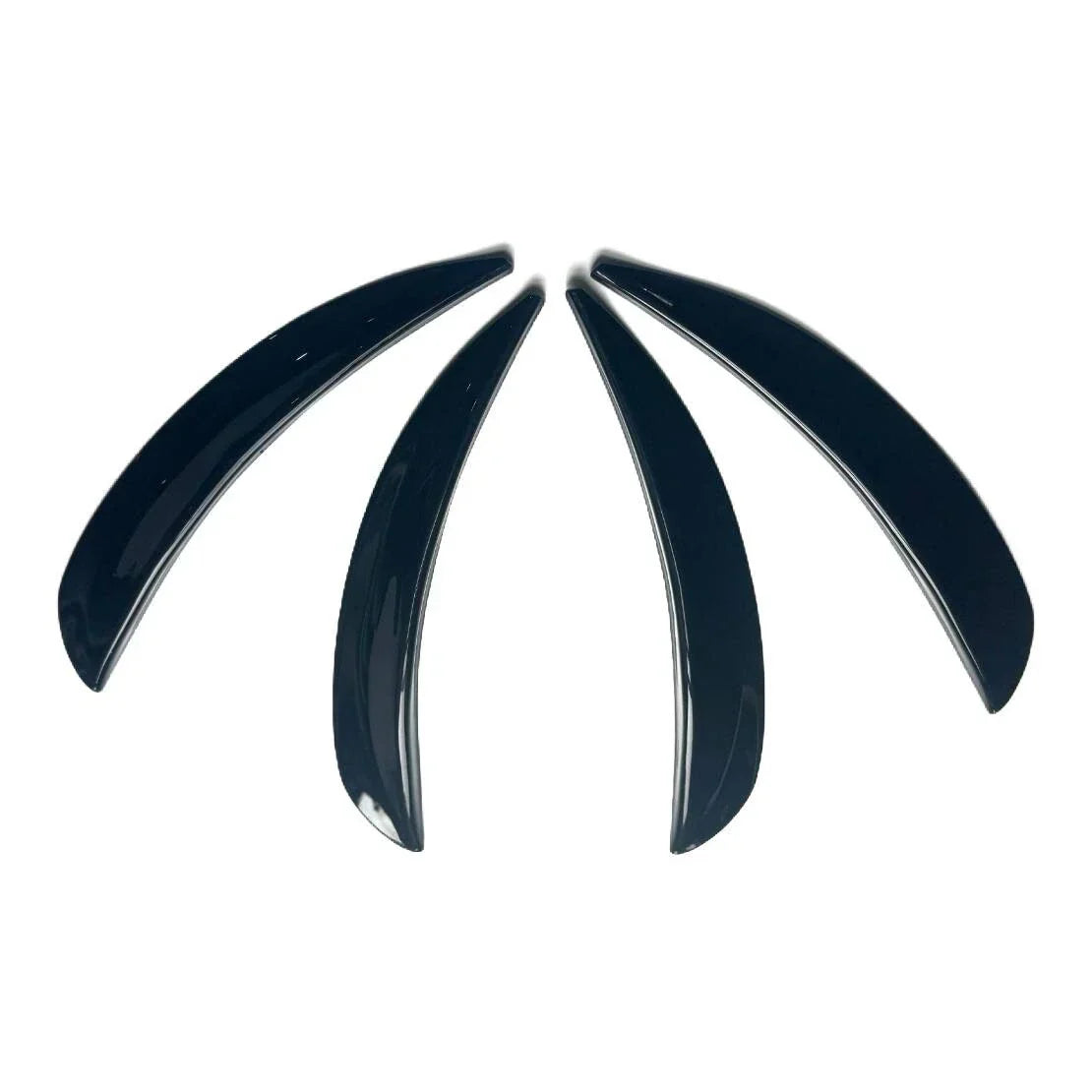 4 x Black Wheel Eyebrow Arch Protector Lip Strips for Universal Car Truck