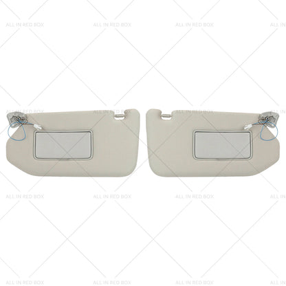 Grey Sun Visor W/Mirror for Nissan Pathfinder, Infiniti QX60, JX35 (2013-2020)