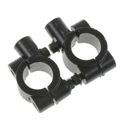 22MM M10 Black Motorcycle Handlebar Mirror Mount Clamp