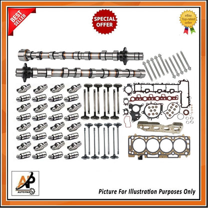 Camshaft Rocker Arms Valves Bolts and Gasket Set for Peugeot Boxer (2014–2023)