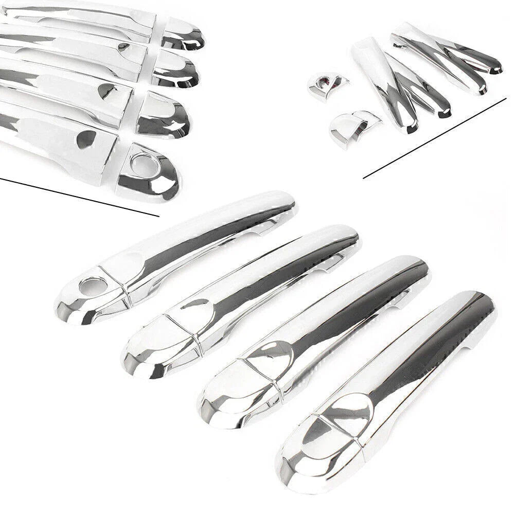Chrome Door Handle Cover Trim for Nissan Sunny Versa (2014-2016)