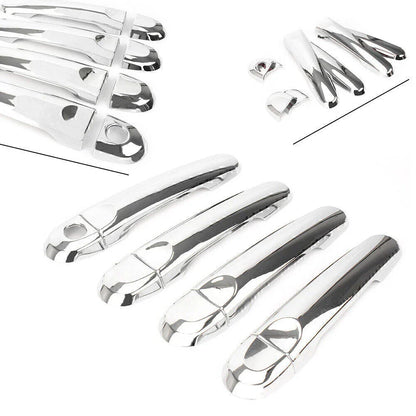 Chrome Door Handle Cover Trim for Nissan Sunny Versa (2014-2016)
