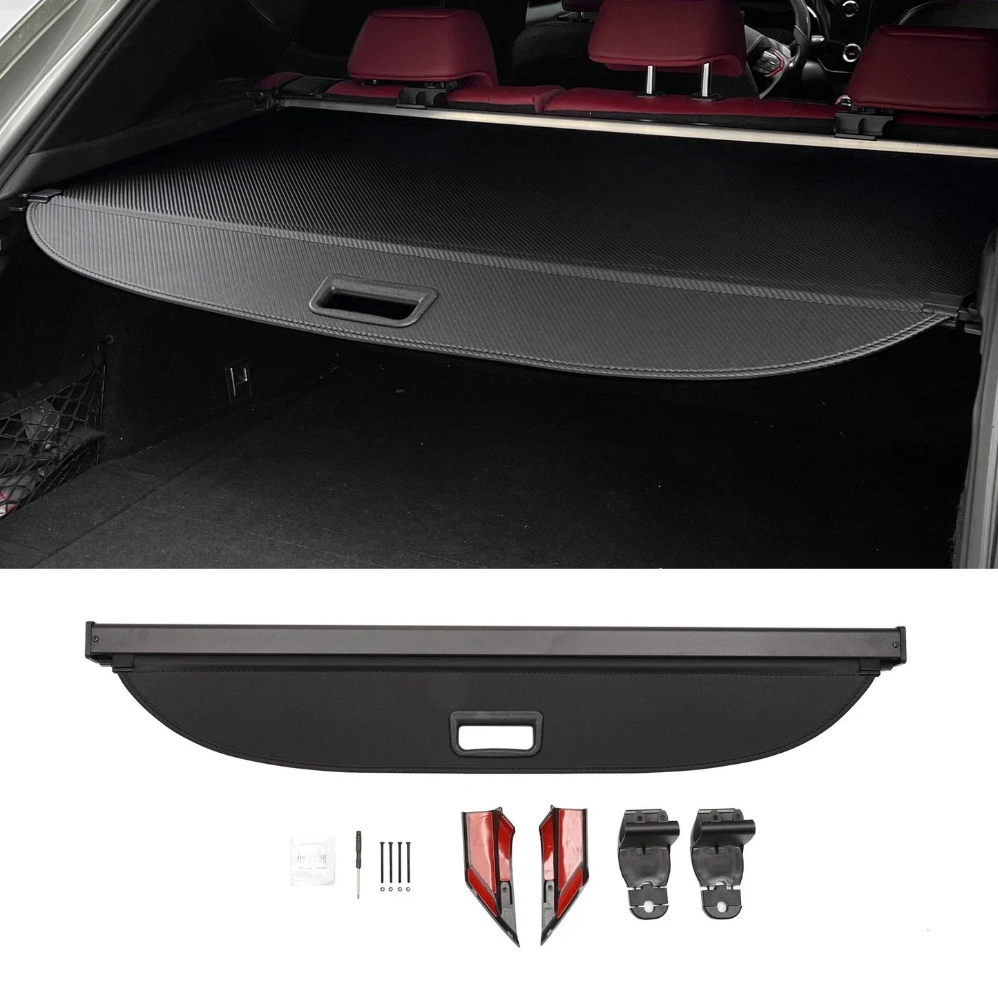 Retractable Cargo Cover for Lexus NX NX250 NX350 NX350h (2023-2024) Gloss Black