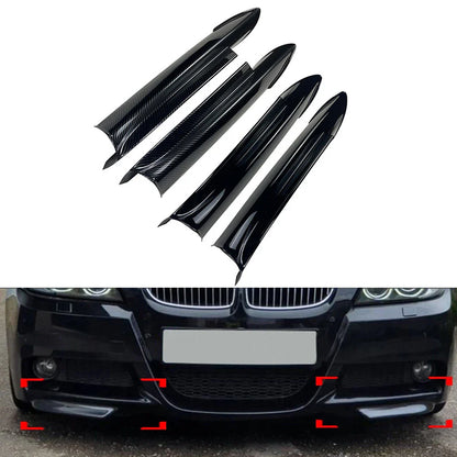 ABS Front Bumper Splitter Lip Canard for BMW 3 Series E90 E91 (2005-2008)